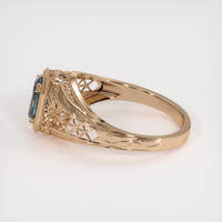 0.98 Ct. Sapphire Ring, 18K Rose Gold 4