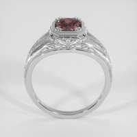1.38 Ct. Pinkish Brown Sapphire Ring, 10K White Gold 3