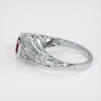 0.55 Ct. Ruby Ring, 14K White Gold 4