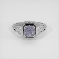 1.63 Ct. Purple Sapphire Ring, 14K White Gold 1
