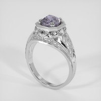 1.63 Ct. Purple Sapphire Ring, 14K White Gold 2