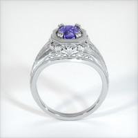0.85 Ct. Sapphire Ring, 14K White Gold 3