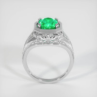 1.69 Ct. Emerald Ring, 18K White Gold 3
