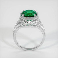 2.45 Ct. Emerald Ring, 18K White Gold 3