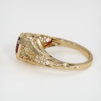 0.55 Ct. Ruby Ring, 14K Yellow Gold 4