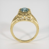 1.53 Ct. Bluish Green Sapphire Ring, 14K Yellow Gold 3