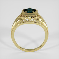 1.66 Ct. Bluish Green Sapphire Ring, 18K Yellow Gold 3