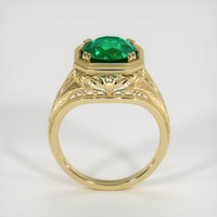 2.45 Ct. Emerald Ring, 18K Yellow Gold 3