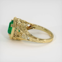2.45 Ct. Emerald Ring, 18K Yellow Gold 4