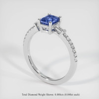 0.99 Ct. Sapphire Ring, Platinum 950 2