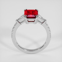 2.07 Ct. Ruby Ring, Platinum 950 3