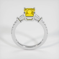 2.09 Ct. Yellow Sapphire Ring, Platinum 950 3