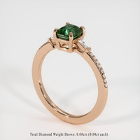 1.40 Ct. Sapphire Ring, 18K Rose Gold 2
