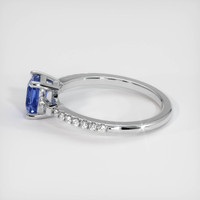 0.99 Ct. Sapphire Ring, 14K White Gold 4