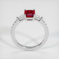 1.55 Ct. Ruby Ring, 14K White Gold 3