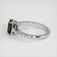 2.06 Ct. Sapphire Ring, 14K White Gold 4