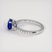 1.64 Ct. Blue Sapphire Ring, 14K White Gold 4