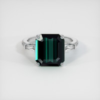 5.43 Ct. Gemstone Ring, 18K White Gold 1