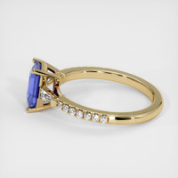 1.39 Ct. Blue Sapphire Ring, 14K Yellow Gold 4