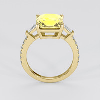 5.08 Ct. Yellow Sapphire Ring, 14K Yellow Gold 3