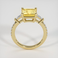 4.01 Ct. Yellow Sapphire Ring, 14K Yellow Gold 3