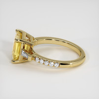 4.01 Ct. Yellow Sapphire Ring, 14K Yellow Gold 4