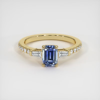 1.22 Ct. Bi Color Sapphire Ring, 18K Yellow Gold 1