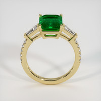 2.57 Ct. Emerald Ring, 18K Yellow Gold 3