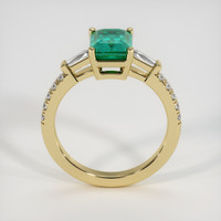 1.65 Ct. Emerald Ring, 18K Yellow Gold 3