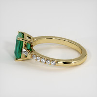 1.65 Ct. Emerald Ring, 18K Yellow Gold 4