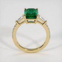 2.84 Ct. Emerald Ring, 18K Yellow Gold 3