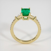 1.46 Ct. Emerald Ring, 18K Yellow Gold 3