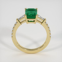 2.29 Ct. Emerald Ring, 18K Yellow Gold 3