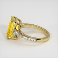 4.55 Ct. Yellow Sapphire Ring, 18K Yellow Gold 4