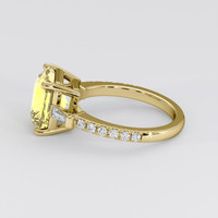 5.08 Ct. Yellow Sapphire Ring, 18K Yellow Gold 4