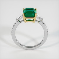 2.79 Ct. Emerald Ring, 18K Yellow & White 3