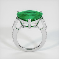 9.57 Ct. Emerald Ring, Platinum 950 3