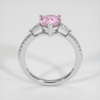 1.60 Ct. Pink Sapphire Ring, Platinum 950 3