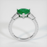 1.98 Ct. Emerald Ring, 18K White Gold 3