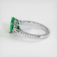 1.98 Ct. Emerald Ring, 18K White Gold 4