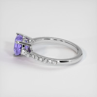 2.69 Ct. Purple Sapphire Ring, 18K White Gold 4