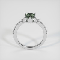 1.02 Ct. Bi Color Sapphire Ring, 18K White Gold 3