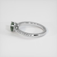 1.02 Ct. Bi Color Sapphire Ring, 18K White Gold 4