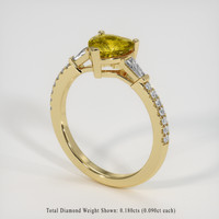 1.25 Ct. Gemstone Ring, 14K Yellow Gold 2