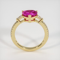 1.53 Ct. Pink Sapphire Ring, 14K Yellow Gold 3
