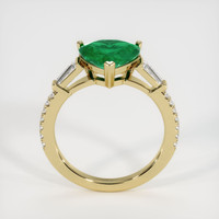 1.98 Ct. Emerald Ring, 18K Yellow Gold 3