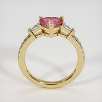 1.55 Ct. Padparadscha Sapphire Ring, 18K Yellow Gold 3