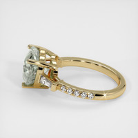 4.63 Ct. Green Sapphire Ring, 18K Yellow Gold 4