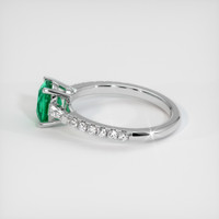 1.06 Ct. Emerald Ring, Platinum 950 4