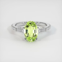 1.82 Ct. Gemstone Ring, Platinum 950 1